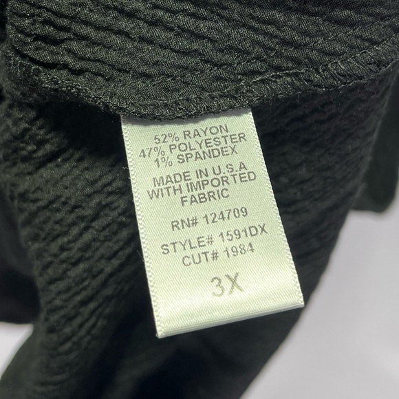 IC by Connie K Art to Wear Crinkle Colorblock Midi Dress Long Sleeves Loose - Picture 4 of 5